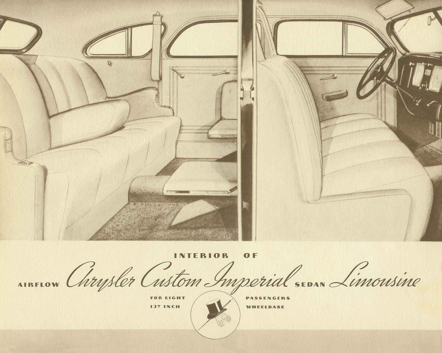 1934 Chrysler Imperial Airflow Limo Brochure Page 6